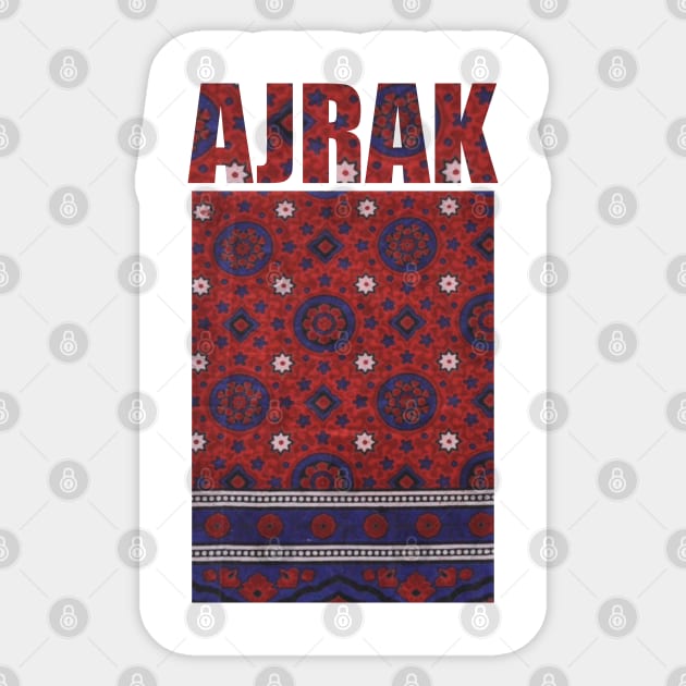 AJRAK | Sindhi Handicraft Sticker by murshid